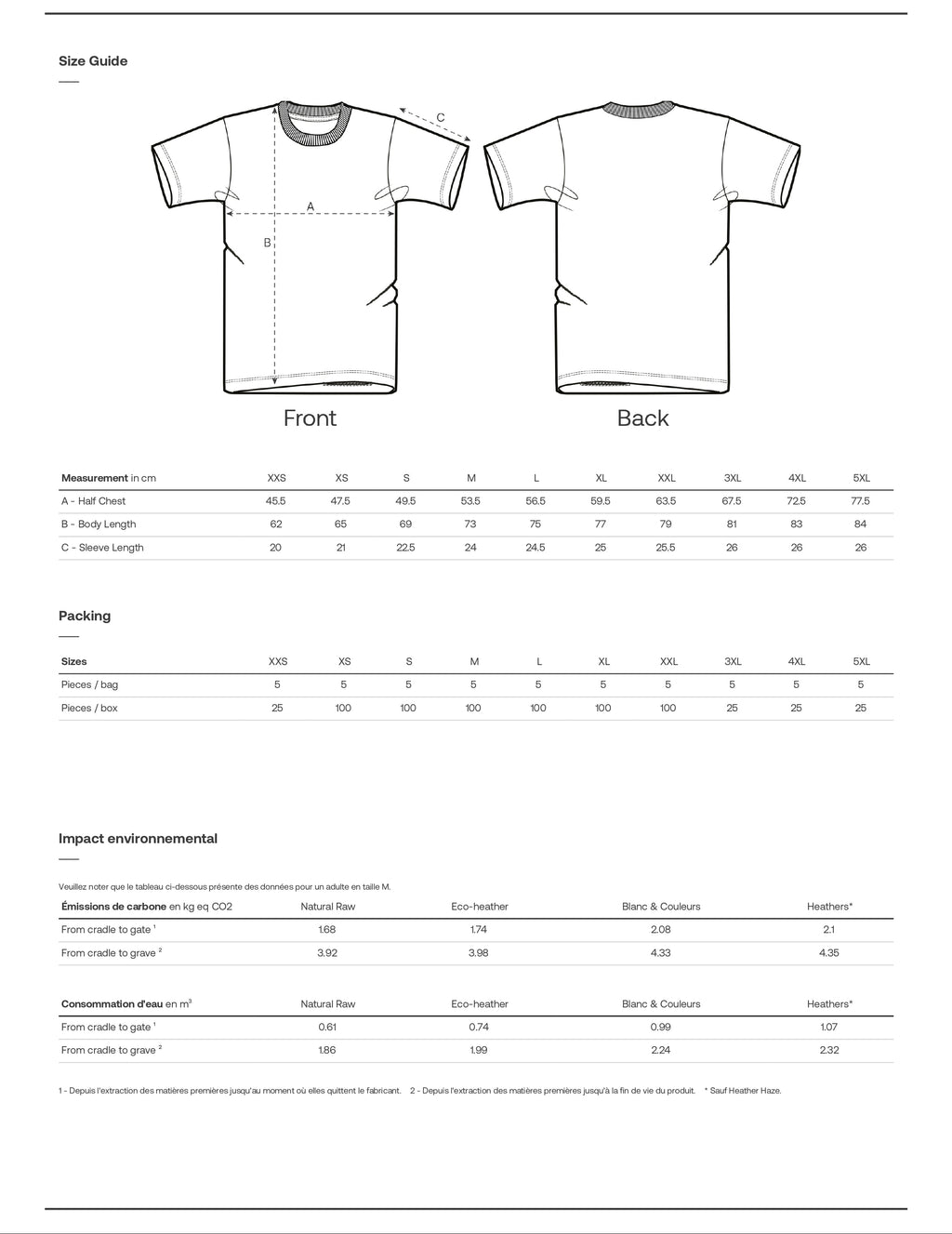 T-shirt unisexe Iconic en coton biologique | LEGENDAILIA